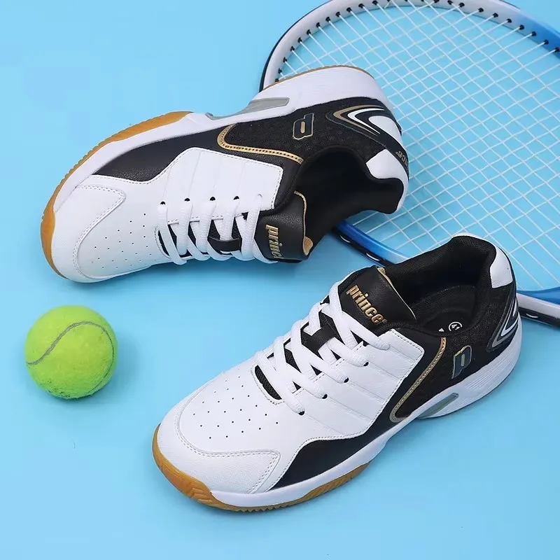 전문 남성 여성 가죽 배드민턴 신발 커플 미끄럼 방지  - Badminton Question 리뷰 및 가격