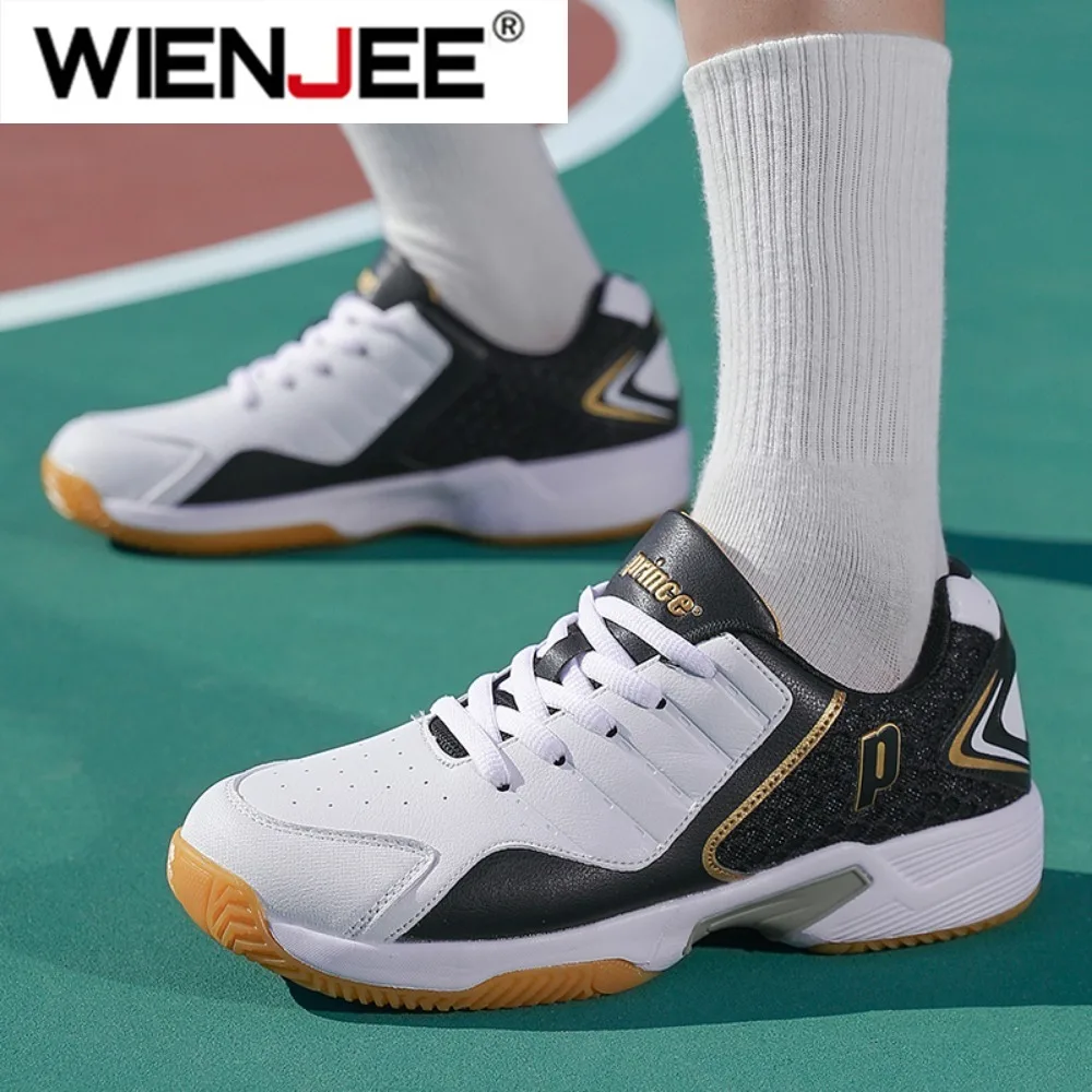 전문 남성 여성 가죽 배드민턴 신발 커플 미끄럼 방지  - Badminton Question 리뷰 및 가격