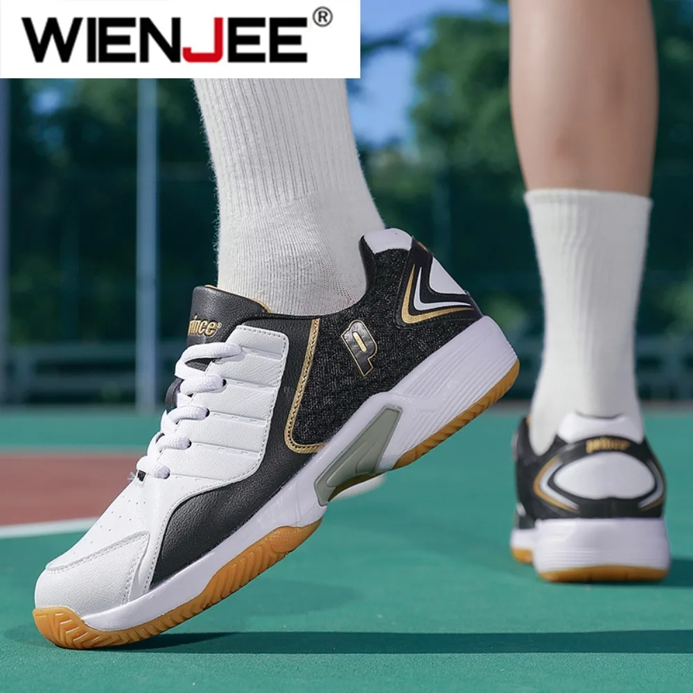 전문 남성 여성 가죽 배드민턴 신발 커플 미끄럼 방지  - Badminton Question 리뷰 및 가격