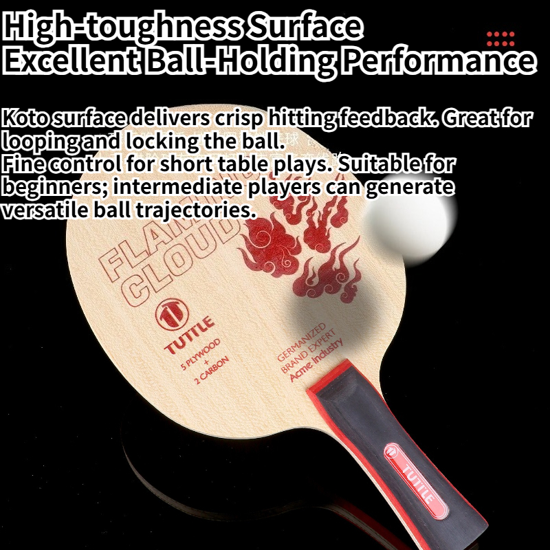 TUTTLE Flaming Cloud 7겹 탁구 블레이 - Badminton Background 리뷰 및 가격